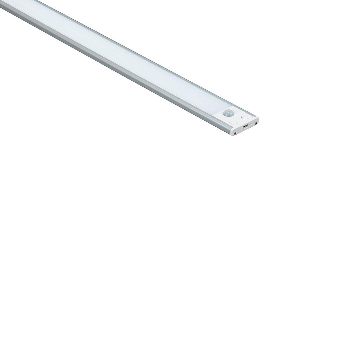 Pultmegvilágító Lámpa 80cm - szürke, fém (80cm)