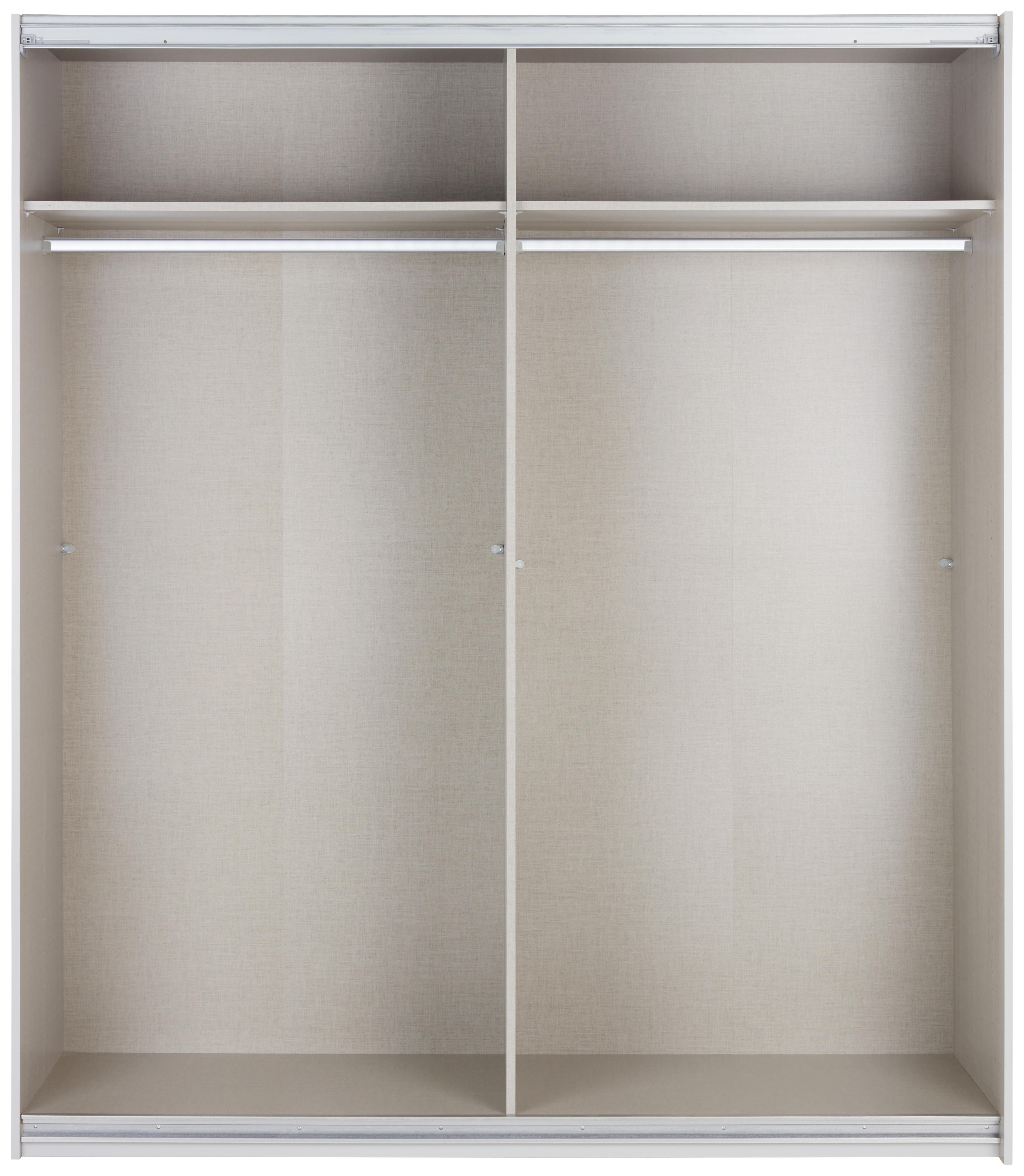 Skriňa S Posuvnými Dverami Feldkirch 8, 181/210 Cm - farby dubu/sivá, Moderný, kov/kompozitné drevo (181/210/62cm)