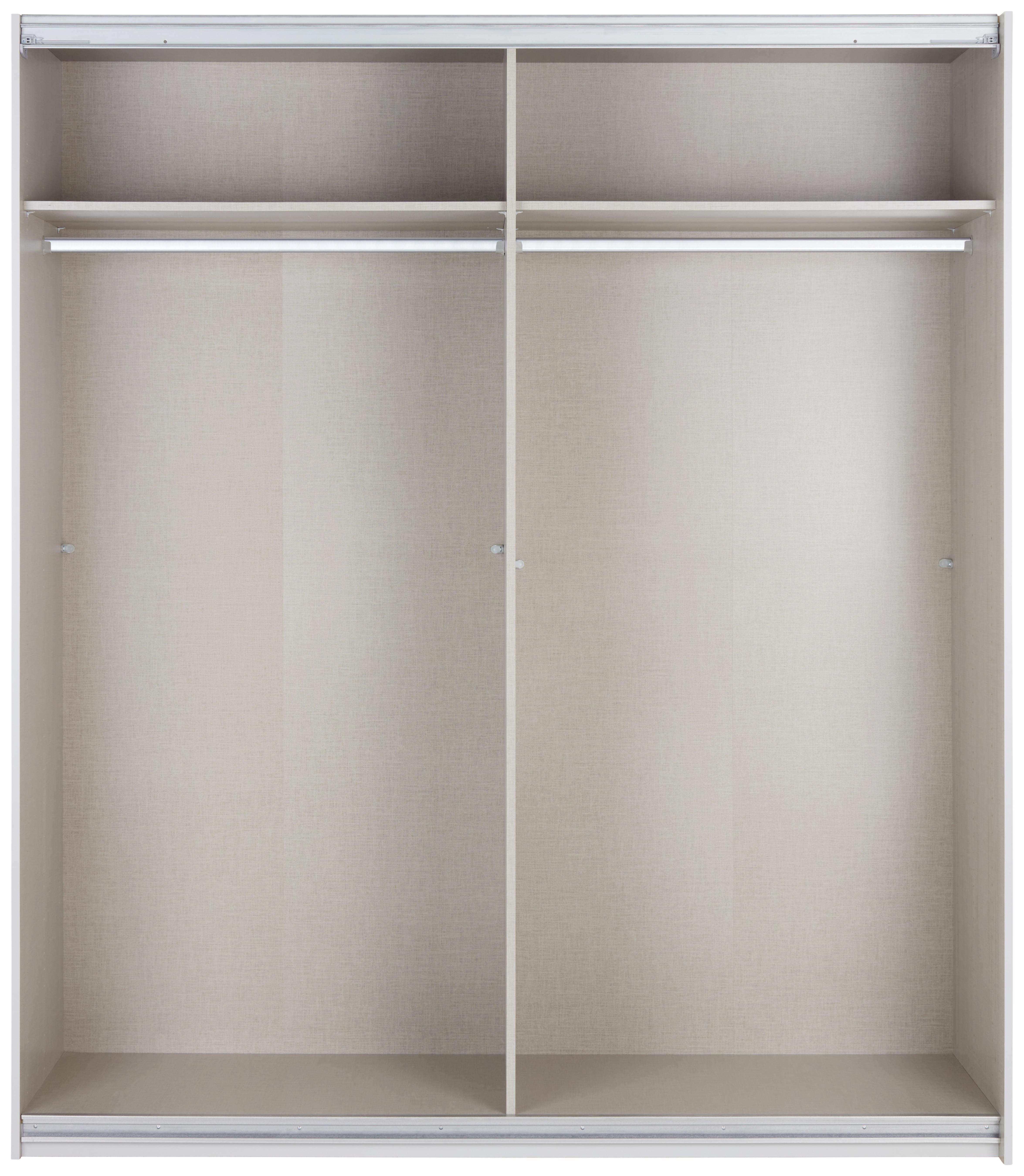 Függesztett Tolóajtós Szekrény Feldkirch 8 - Tölgyfa/Szürke, modern, Faalapú anyag (181/210/62cm)