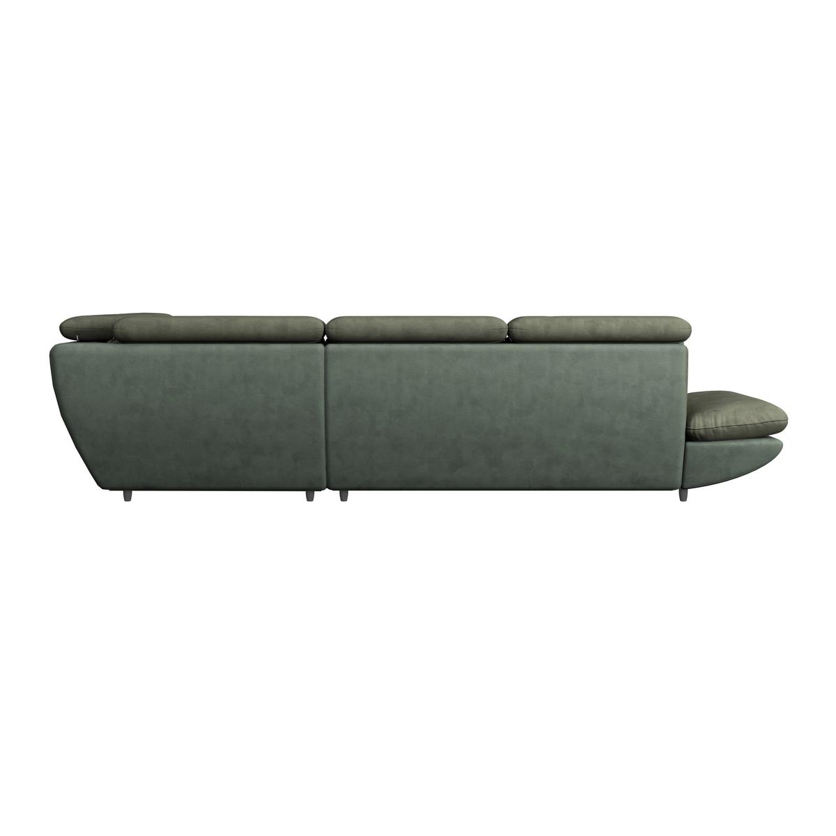 SEDACÍ SOUPRAVA PARK - černá/světle zelená, Moderní, textil/plast (233/311cm) - Luca Bessoni