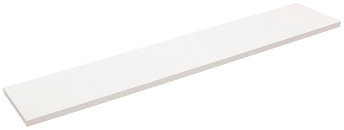 NÁSTĚNNÁ POLICE SKATE 120/20 - bílá, Moderní, kompozitní dřevo (120/1,8/20cm)