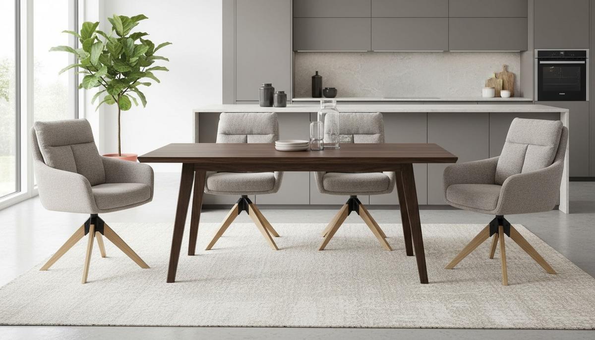 Armlehnstuhl Malik Webstoff taupe gepolstert - Taupe/Naturfarben, KONVENTIONELL, Holz/Textil (59/92/63cm) - Livetastic