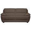 2-sitzer-sofa Nebolo Braun Lederlook - Braun, Design, Textil (209/97/100cm) - Livetastic