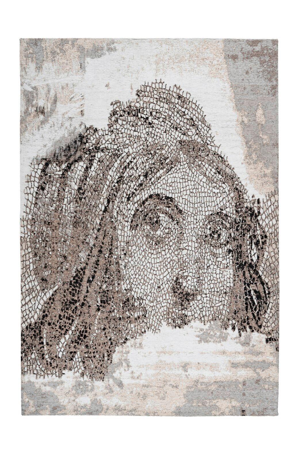 Flachwebteppich Taupe/Bunt, ca. 120x170 cm - Taupe, KONVENTIONELL, Textil (120/170cm) - Kayoom