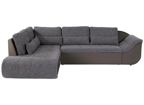 Wohnlandschaft in L-Form Carisma 210x300 cm - Schlammfarben/Schwarz, MODERN, Textil (210/300cm) - Ombra Wohnlandschaft in L-Form Carisma 210x300 cm - Schlammfarben/Schwarz, MODERN, Textil (210/300cm) - Ombra
