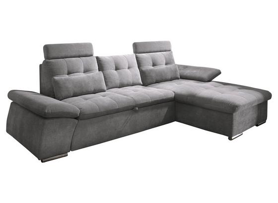 Wohnlandschaft Nalo ca. 268x170 cm - Silberfarben/Grau, KONVENTIONELL, Holzwerkstoff/Textil (268/170cm) - Carryhome Wohnlandschaft Nalo ca. 268x170 cm - Silberfarben/Grau, KONVENTIONELL, Holzwerkstoff/Textil (268/170cm) - Carryhome