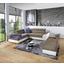 Ecksofa mit Schlaffunktion Cuba, Webstoff/Lederlook - Chromfarben/Braun, MODERN, Textil (230/265cm) - Luca Bessoni Ecksofa mit Schlaffunktion Cuba, Webstoff/Lederlook - Chromfarben/Braun, MODERN, Textil (230/265cm) - Luca Bessoni
