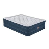 Luftbett Mathias 203x152x51 Cm Bis 300kg, Inkl. Pumpe - Dunkelblau/Grau, KONVENTIONELL, Kunststoff/Metall (203/152/51cm) - Bestway