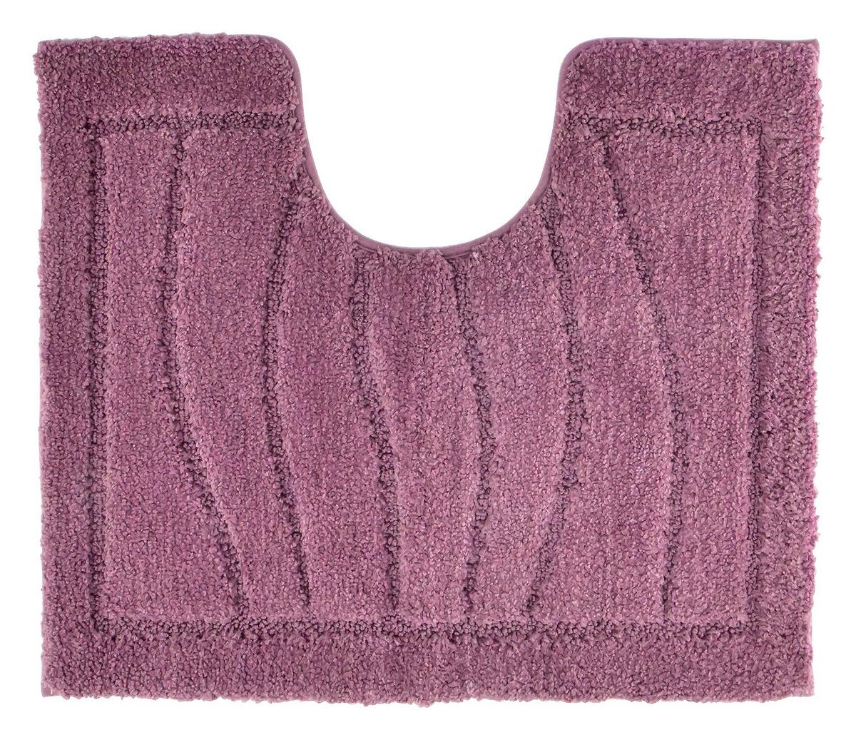 WC-Vorleger mit Ausschnitt Lasse Altrosa 50x60cm Waschbar - Altrosa, ROMANTIK / LANDHAUS, Textil (50/60cm) - James Wood