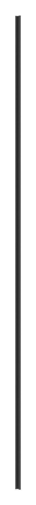 Montagepaket F. Kleiderschrank Unit H: 243 cm B: 360 cm - Schwarz, MODERN, Kunststoff/Metall - Ondega