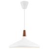 Hängeleuchte Weiß D: 39 cm - Weiß, KONVENTIONELL, Holz/Metall (39cm) - Nordlux