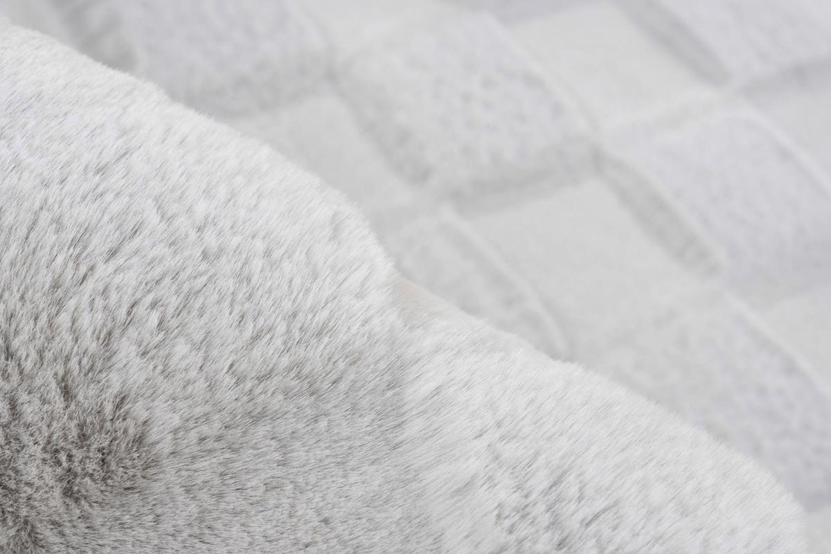 FLACHWEBETEPPICH Silberfarben, strapazierfähig - Silberfarben, Basics, Textil (80/150cm) - Kayoom