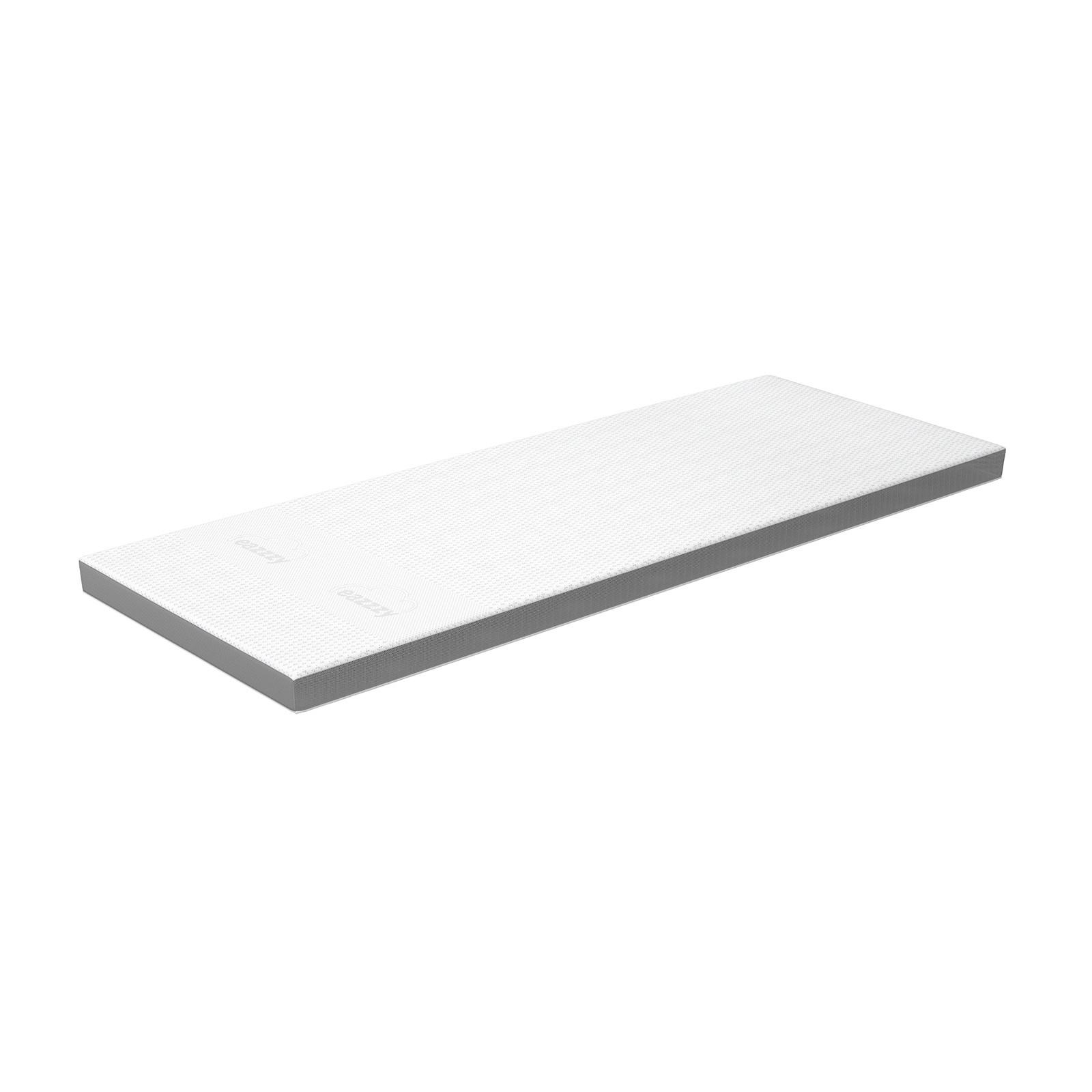 Topper Eazzzy Premium Cube mittelfest 80x200 - Weiß, Basics, Kunststoff (80/200cm) - Genius