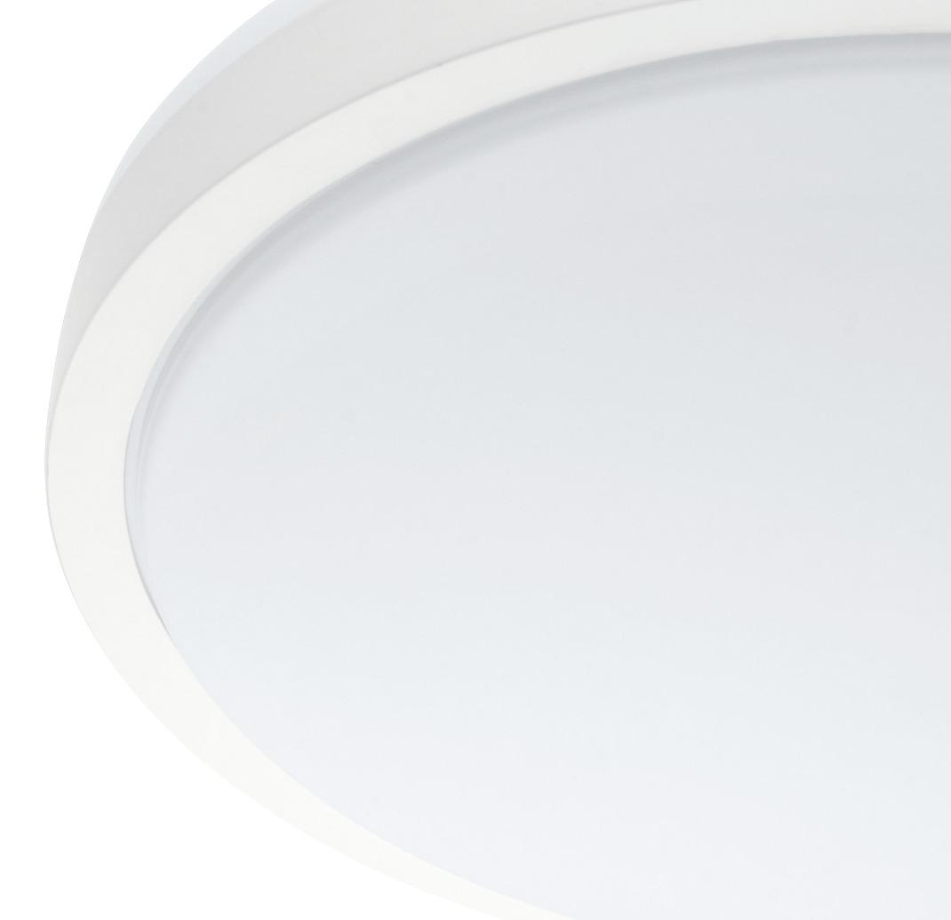 Led-deckenleuchte Competa 1 Ø 43 Cm - Weiß, MODERN, Kunststoff/Metall (43/5,5cm)