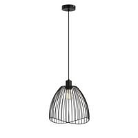 Hängeleuchte Flora H: 120 cm 1-Flammig - Schwarz, ROMANTIK / LANDHAUS, Metall (29/120cm) - James Wood