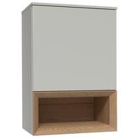 Hängeelement Las Vegas Seidengrau/Eiche Dekor B: 60cm - Eiche dunkel/Grau, MODERN, Holzwerkstoff (60/88/37cm) - Vertico