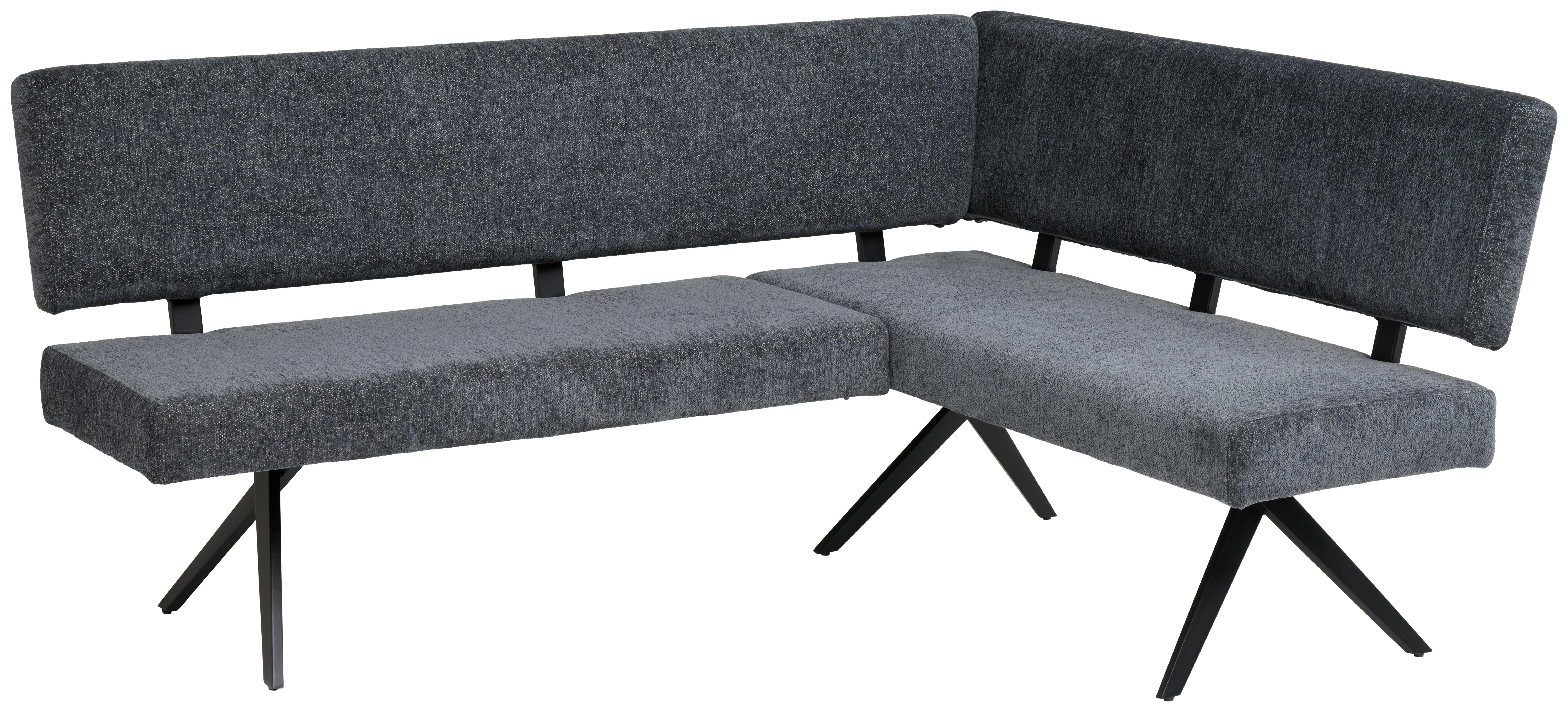 Eckbank Chios Leinenoptik grau, S: 190x150cm