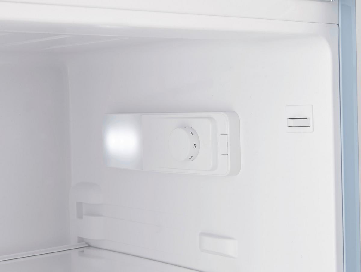 Kühl-gefrier-kombination Gk210-2 Lb - Hellblau, Trend, Kunststoff/Metall (54/143/54,5cm) - PKM