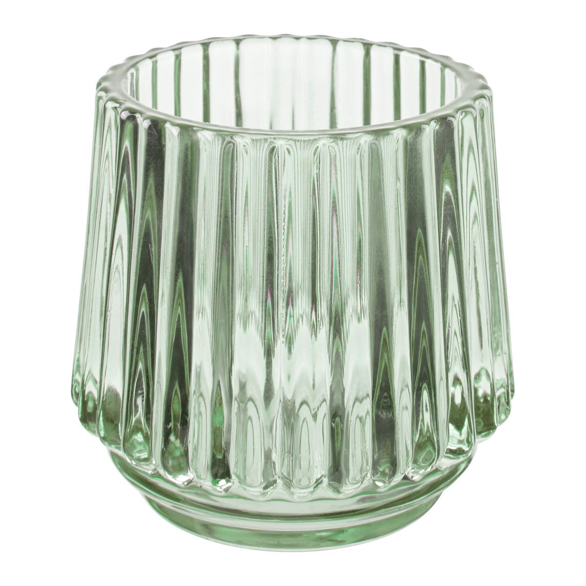 Svietnik TIAGO, V: 7cm - oranžová/modrá, Konventionell, sklo (7/7cm) - Mömax