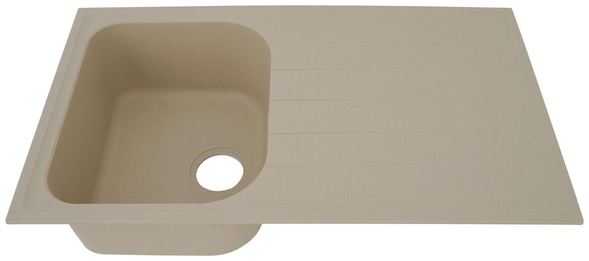 Spüle Respekta Granitspüle - Beige, Trend, Stein (86/20,9/50cm) - Respekta