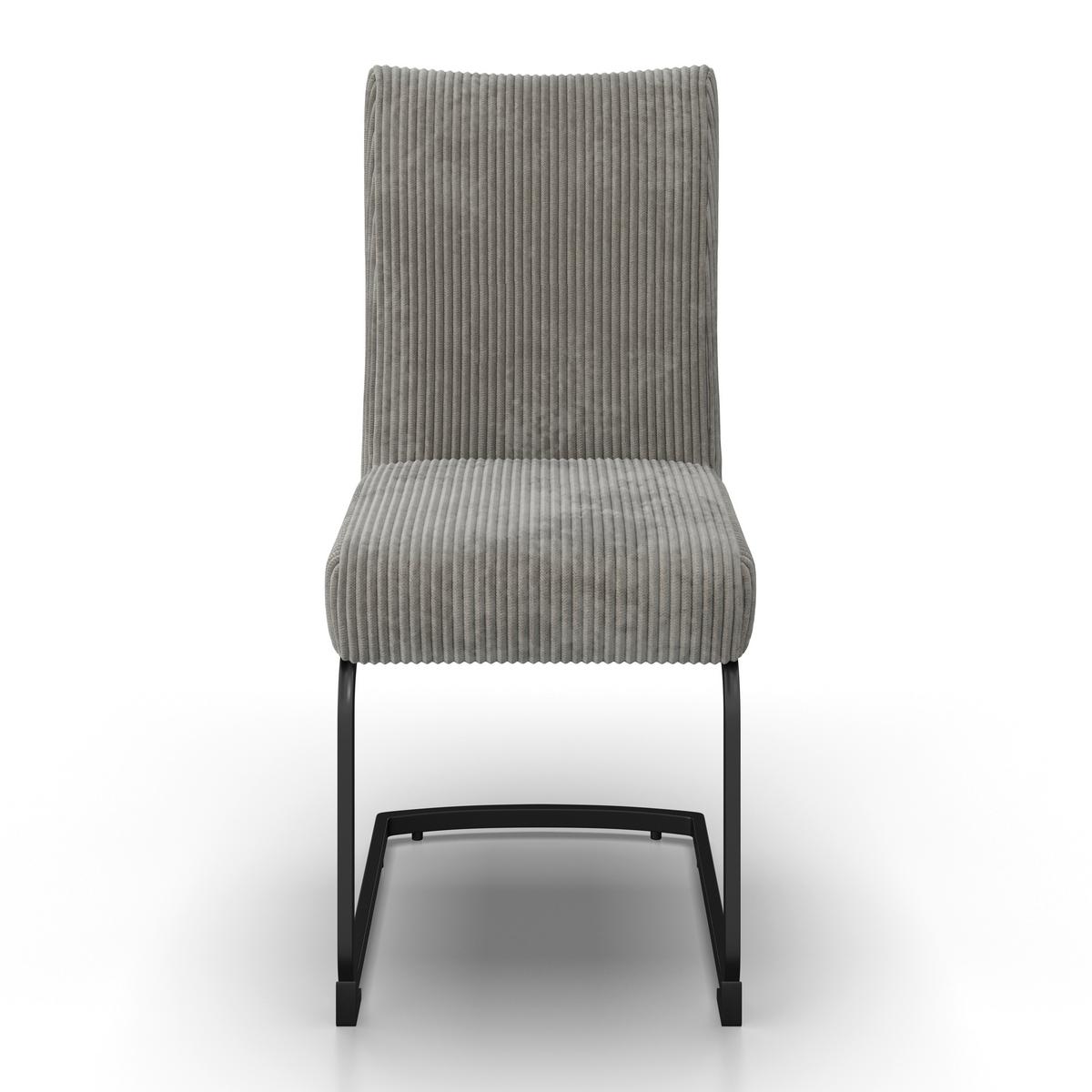 Houpací židle, šedá - šedá/černá, Moderní, kov/dřevo (45/95/60cm) - Bessagi Home