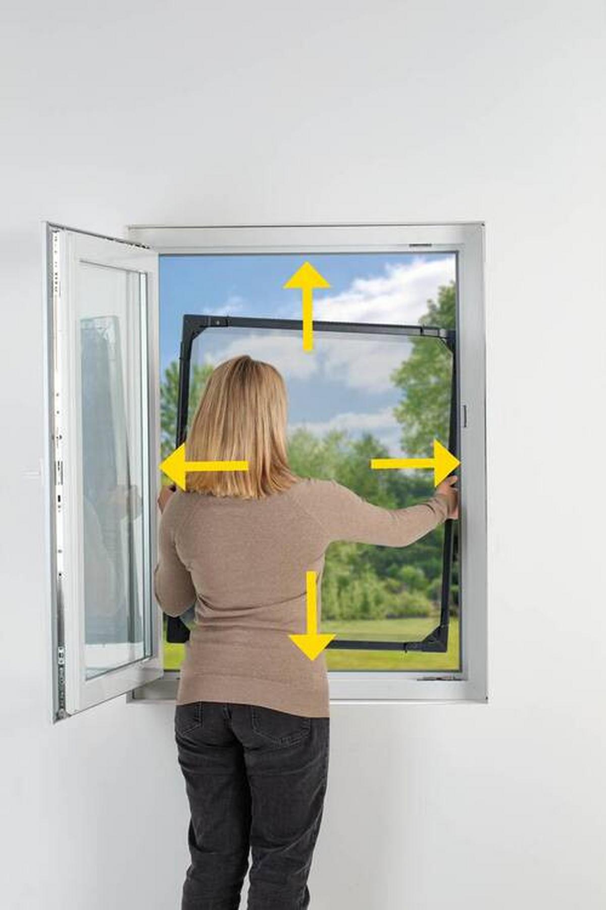 SIEŤKA PROTI HMYZU TELESKOP - antracitová, kov/textil (140/120cm) - Mömax