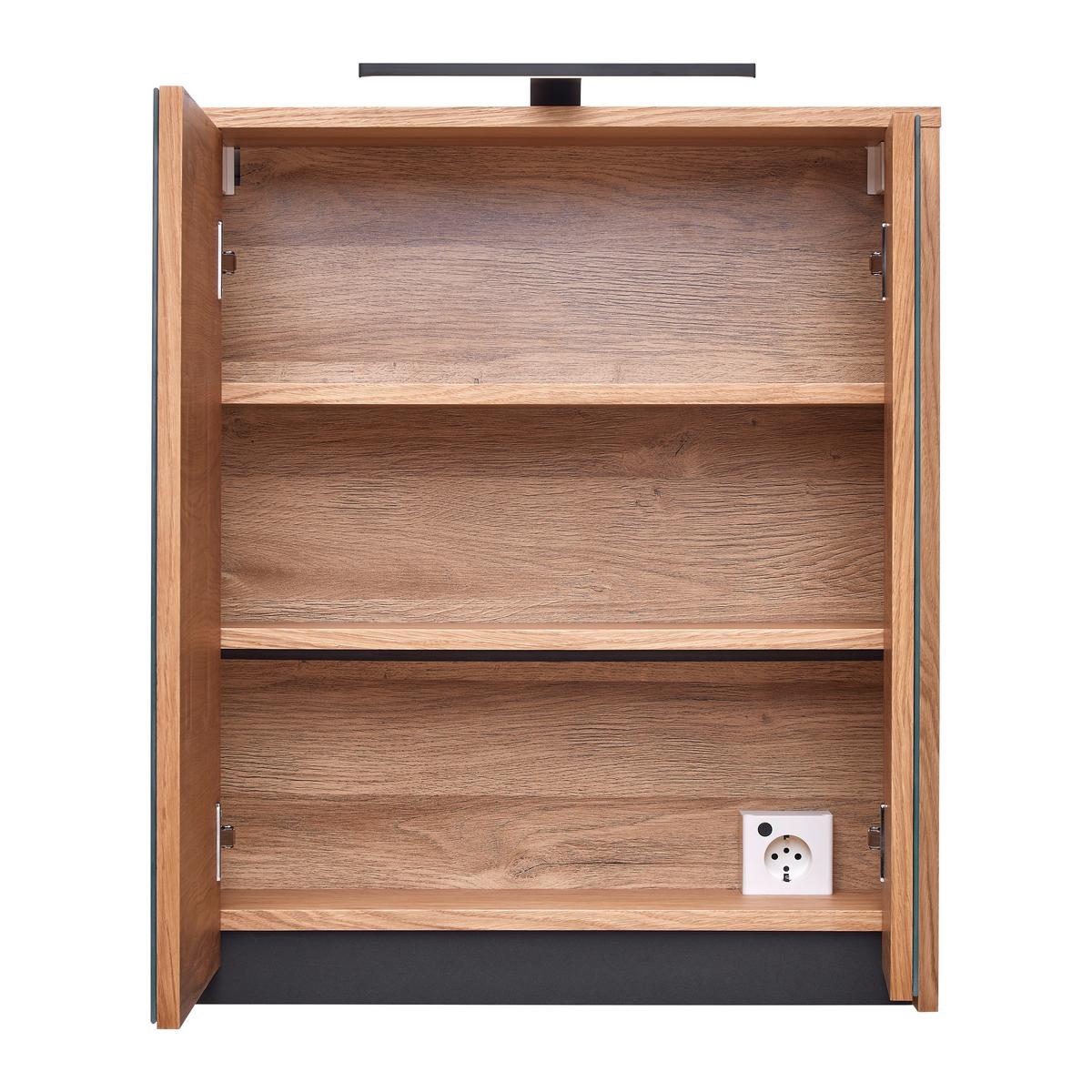 zrkadlová skrinka Avanto AVANTO -EXKLUSIV- - Natur, drevo/sklo (60cm) - ecoTree