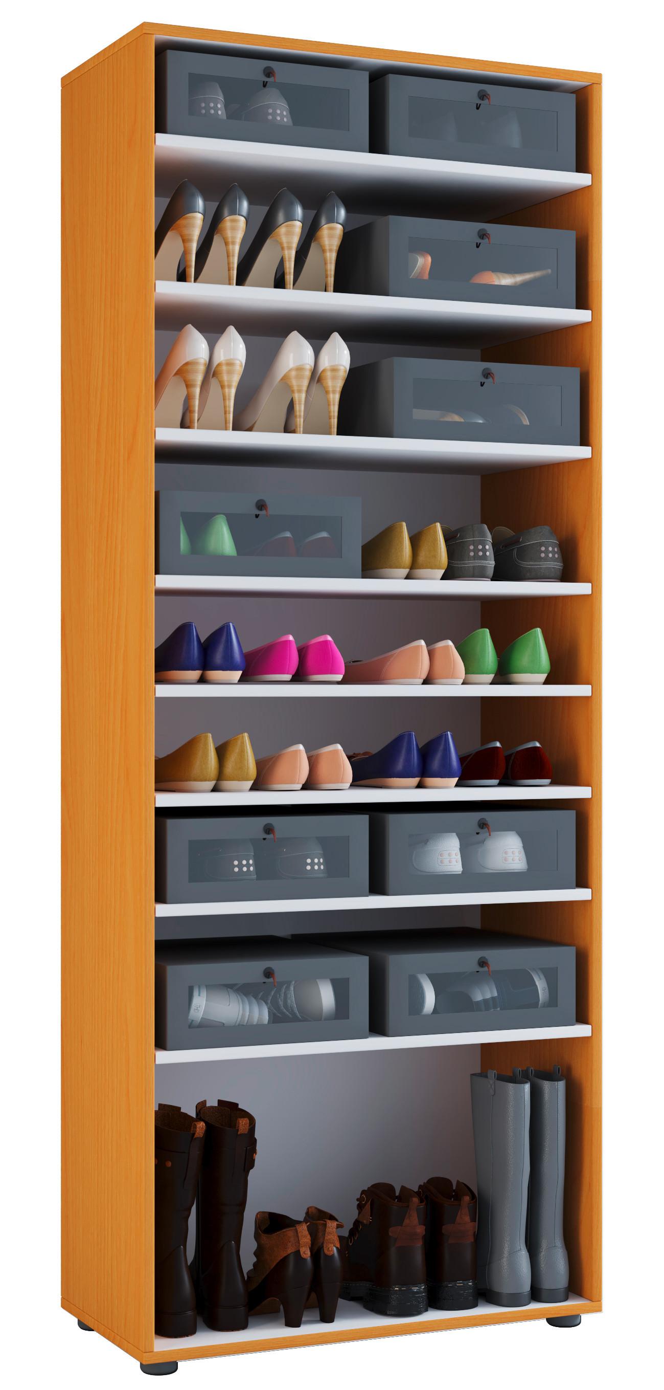 Schuhschrank Vandol Buche Dekor B: 71 cm