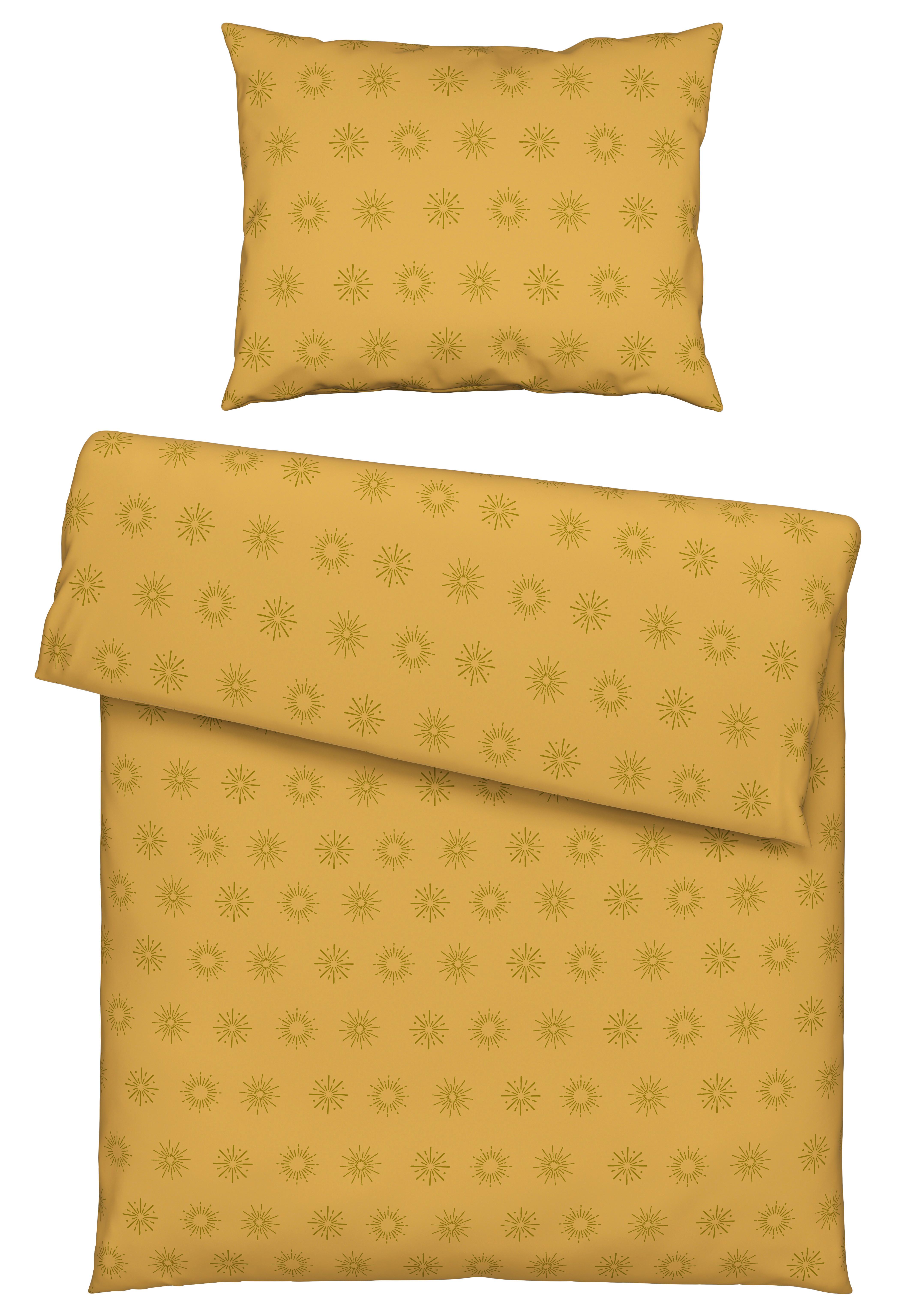 Posteľná Bielizeň Golden Lights, 140/200cm - žltá/zlatá, Moderný, textil (140/200cm) - Modern Living