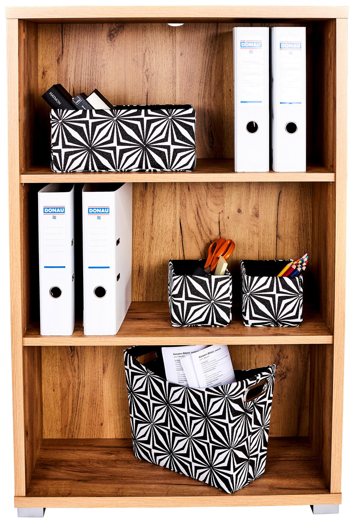 REGÁL NA DOKUMENTY PROFI - barvy dubu, Moderní, kompozitní dřevo (75/113/35cm) - Ondega