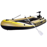 Schlauchboot Sbm 350 Gelb/ Sandfarben 3 Personen Pumpe - Sandfarben/Gelb, KONVENTIONELL, Kunststoff (305/136/42cm)