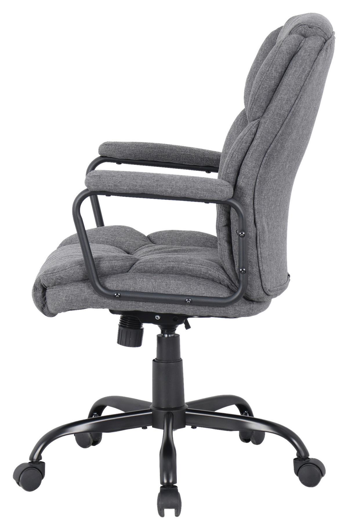 Chefsessel Sting - Schwarz Hochglanz/Schwarz, MODERN, Textil/Metall (57/109/67cm) - MID.YOU