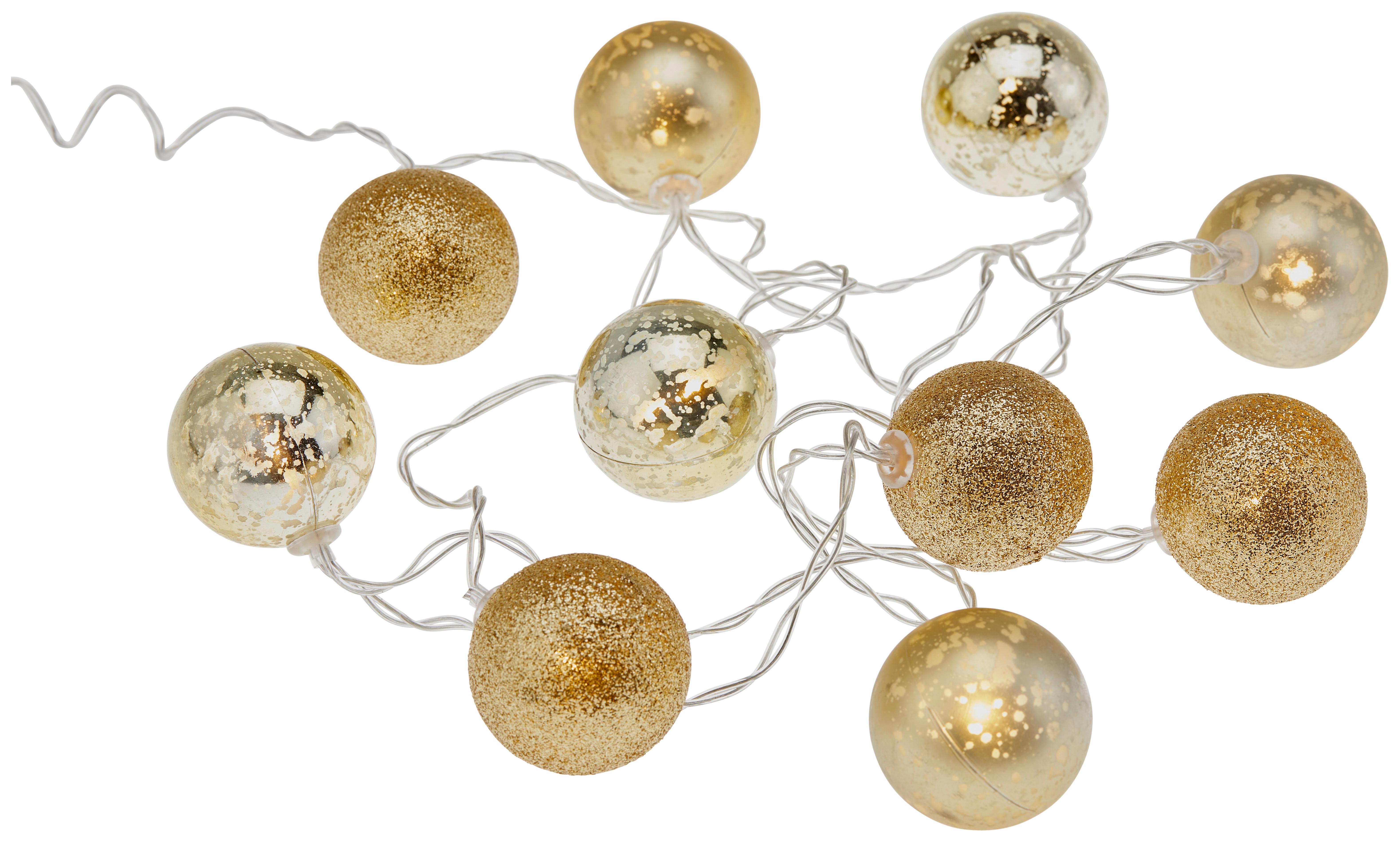 Lichterkette Acs300000 - Goldfarben, Basics, Kunststoff (183cm)