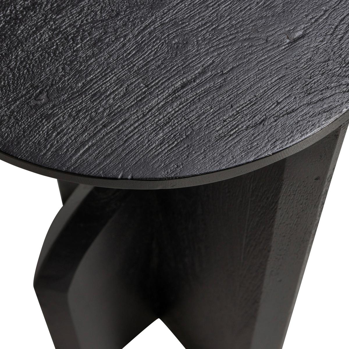 Beistelltisch Kioni Schwarz L: 30 Cm - Schwarz, Design, Holz (30/30/58cm) - Livetastic
