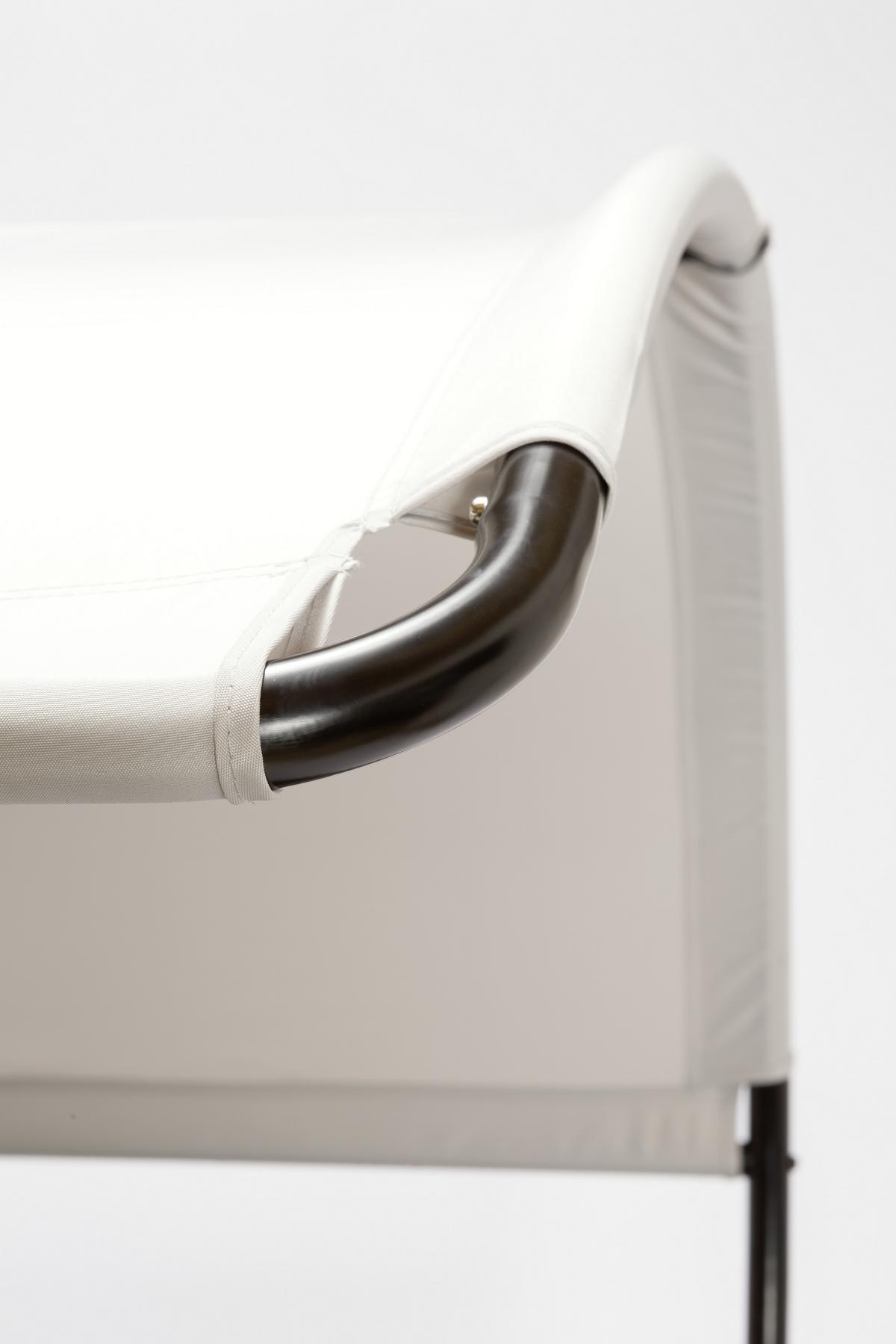 Schaukelliege Mit Sonnendach Havanna 2 Personen - Hellgrau/Schwarz, MODERN, Textil/Metall (139/161/175cm) - Luca Bessoni