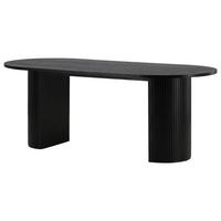 Esstisch Bianca - Schwarz, Design, Holz/Holzwerkstoff (200/90/75cm) - Livetastic