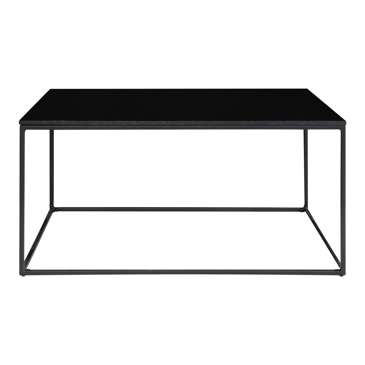 Vita Coffe Table Vita Schwarz L: 90cm - Schwarz, Design, Holzwerkstoff/Metall (90/60/45cm) - MID.YOU