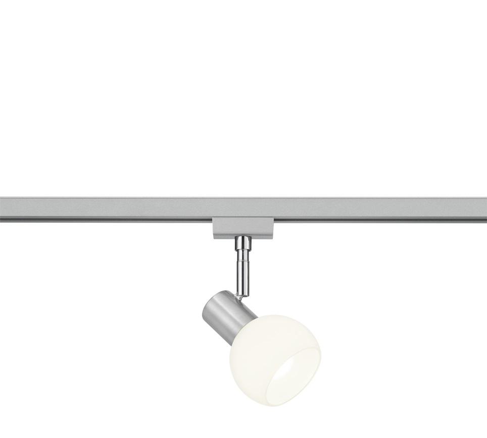 Schienensystem Duoline Strahler 78170107 Antibes - Weiß/Nickelfarben, Basics, Glas/Metall (9cm) - Trio Leuchten