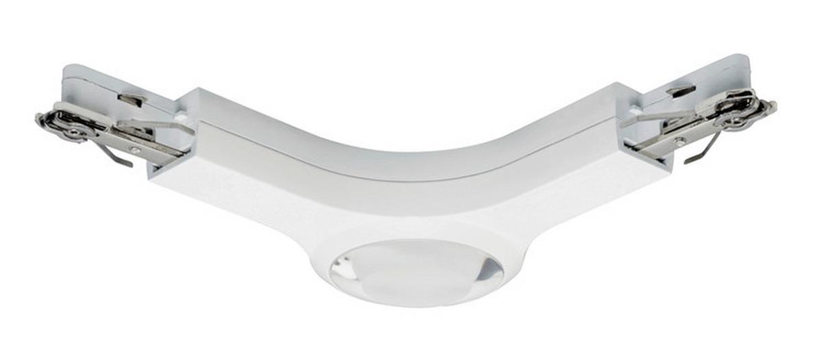 Schienensystem Urail L-Verbinder 95486 Weiß - Weiß, Design, Metall (14,1/2,7/14,1cm) - Paulmann