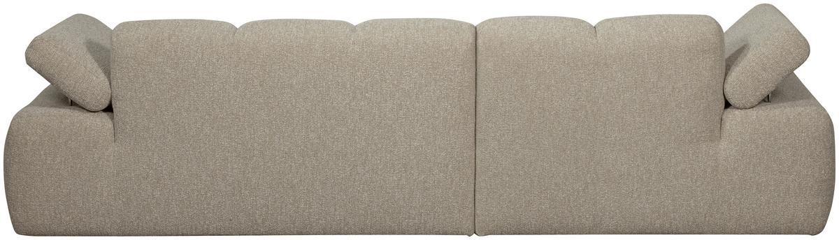 Ecksofa Mojo Beige S: 160x284 Cm - Beige/Schwarz, Design, Textil (160/284cm) - Livetastic