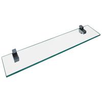 Glasablage Bath 1 B: 40 cm, transparent - Transparent, Basics, Glas (40/12cm) - MID.YOU