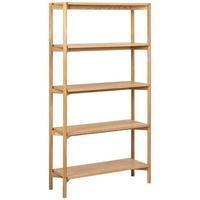 Regál BRAIDWOOD farby dubu - farba duba, Trend, drevo (86/160/30cm) - MID.YOU