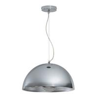Závesná lampa ISA - chrómová/strieborná, Modern, kov (40/40/130cm) - Bessagi Home