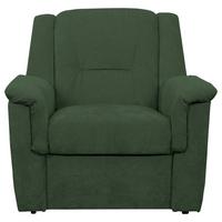 FERNSEHSESSEL Rafael, Dunkelgrün B: 94 cm - Dunkelgrün/Schwarz, Trend, Textil (94/95/95cm)