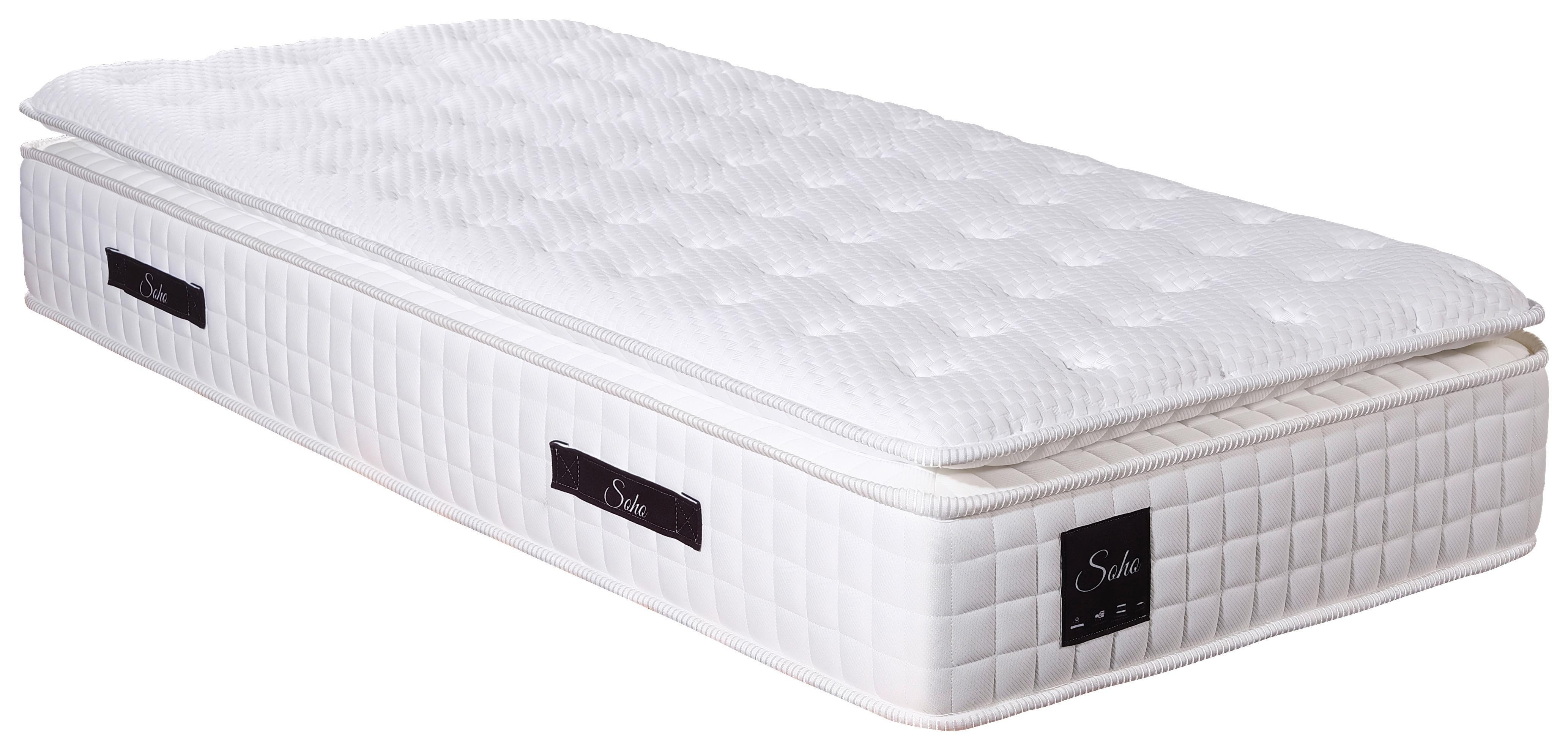 Taschenfederkernmatratze Soho 140x200 cm H3 H: 32 cm - Weiß, Basics, Textil (140/200cm) - Livetastic