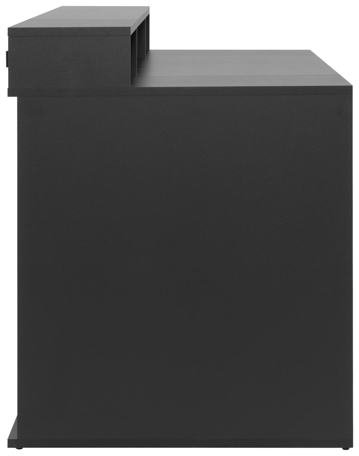 Schreibtisch Mit Stauraum B/h: 70,5/85,5 Cm Newcastle - antracit, Basics, faalapú anyag (140/70,5/85,5cm) - MID.YOU