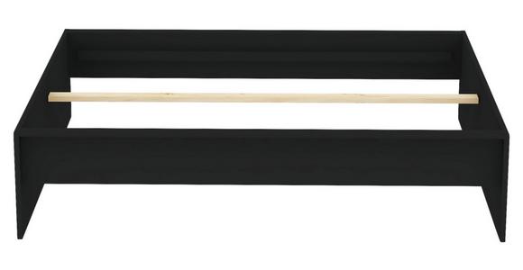 Bettrahmen Unit 160 - Anthrazit, KONVENTIONELL, Holzwerkstoff (205/175/47cm) - Ondega