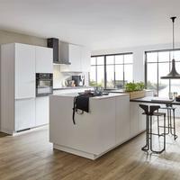Einbauküche Eastbourne Frei Planbar Mit Griffleiste Küche - Weiß, MODERN, Holzwerkstoff - Vertico