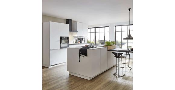 Einbauküche Eastbourne Frei Planbar mit Griffleiste Küche - Weiß, MODERN, Holzwerkstoff - Vertico