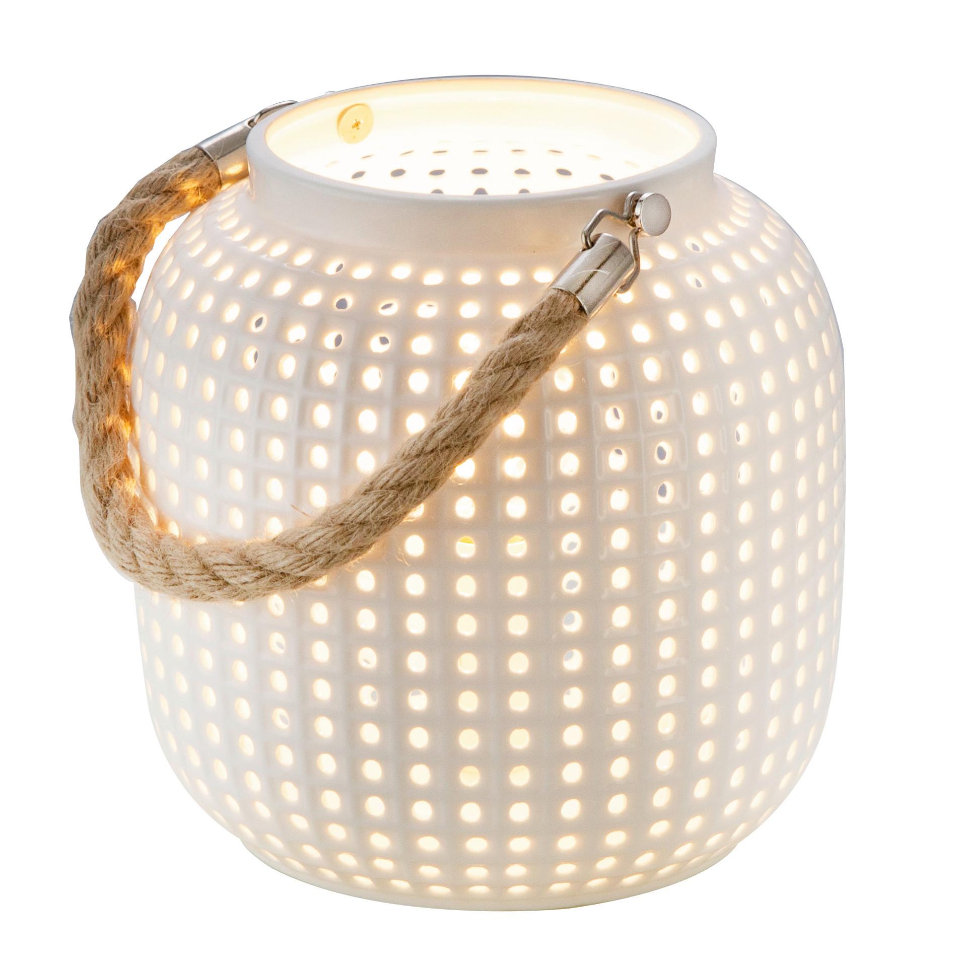 Tischlampe Bola Weiß 50770107 Bola - Weiß, LIFESTYLE, Keramik (16/17cm)